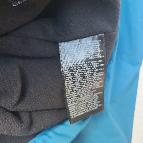 The North Face Teal and Charcoal Jacket Boys Size XL - Picture 9 of 10